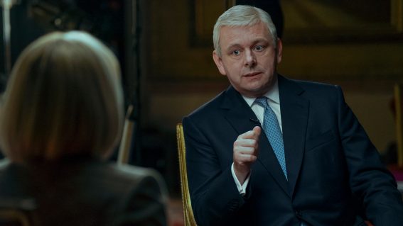 Michael Sheen revisits Randy Andy’s very public downfall in A Very Royal Scandal