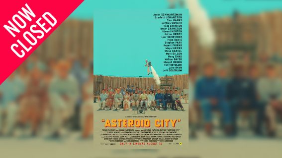 Win an in-season double pass to Wes Anderson’s Asteroid City