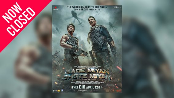 Win tickets to massive Indian blockbuster Bade Miyan Chote Miyan