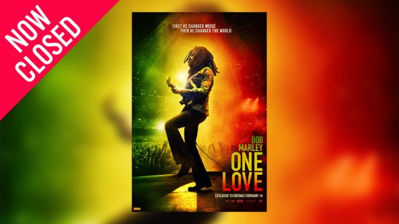 Win tickets to Bob Marley: One Love