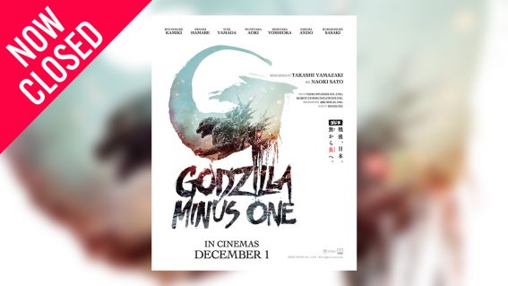 Win tickets to Japanese blockbuster Godzilla Minus One