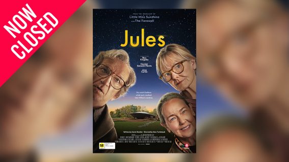 Win tickets to quirky UFO flick Jules