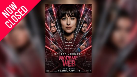 Win a double pass + prize pack for Madame Web