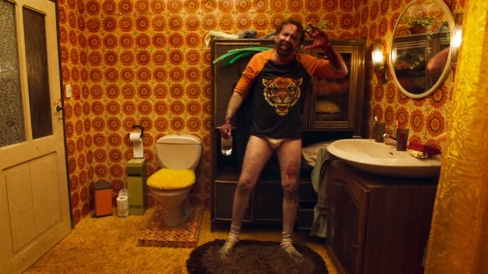 Nicolas Cage in Mandy and also in his undies