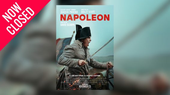 Win a double pass to Ridley Scott’s war epic Napoleon