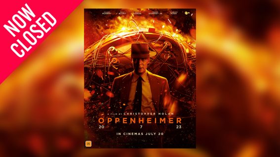 Win an in-season double pass to Christopher Nolan’s Oppenheimer