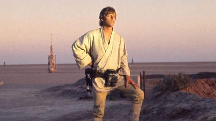 Mark Hamill as Luke Sjywalker in Star Wars