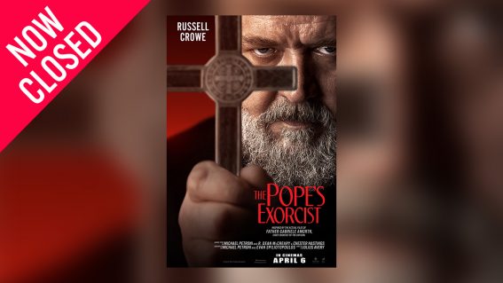 Hallelujah! Win tickets to Russell Crowe as The Pope’s Exorcist