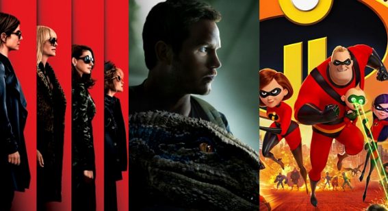 The huge sequels arriving this month: Ocean’s 8, The Incredibles 2 & Jurassic World: Fallen Kingdom