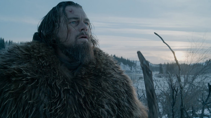 Leonardo DiCaprio in The Revenant