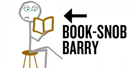 Book-snob Barry on Film Adaptations
