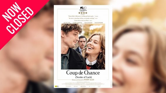 Win tickets to French love triangle drama Coup De Chance