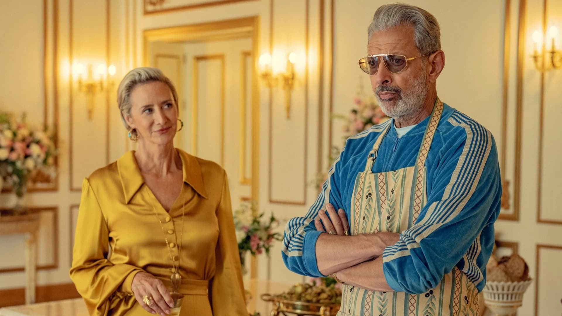 Jeff Goldblum and Janet McTeer in Netflix's Kaos