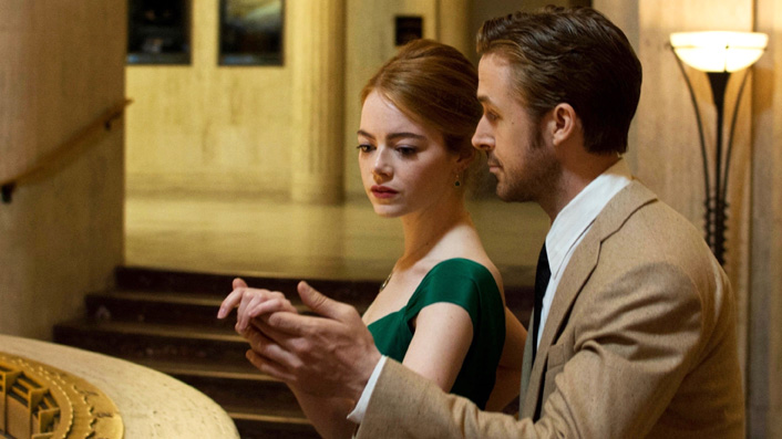 Emma Stone and Ryan Gosling in La La Land