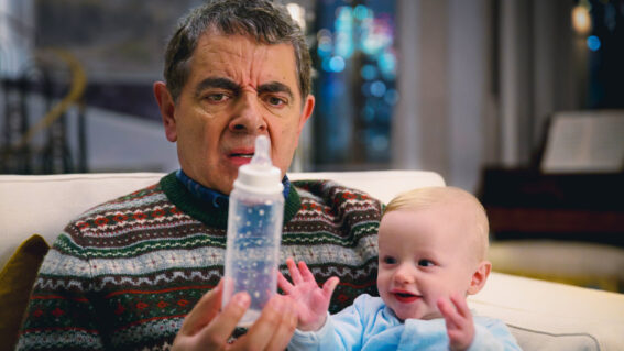 Rowan Atkinson brings Mr Bean-ish chaos to Man vs Baby
