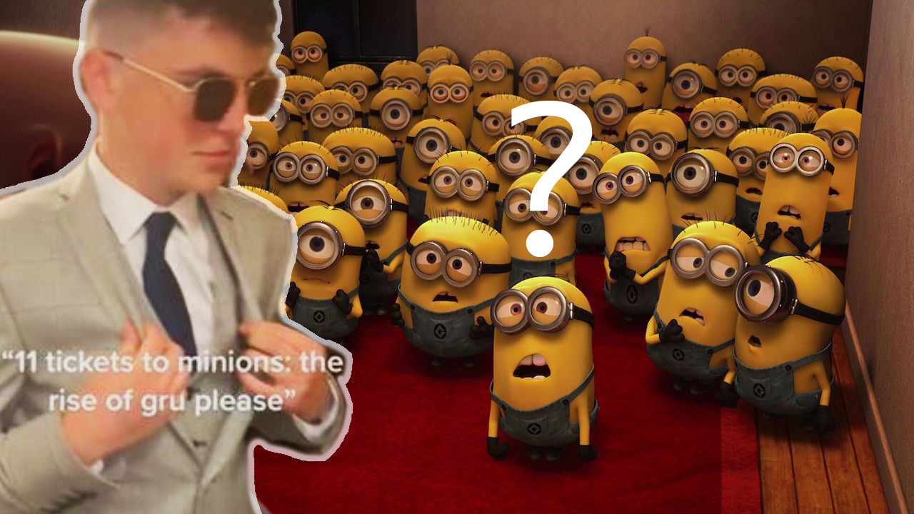 What S The Deal With Kids In Suits Seeing Minions Rise Of Gru