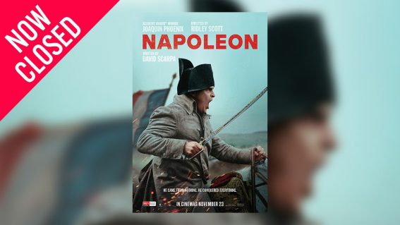 Win a double pass to empire-conquering epic Napoleon