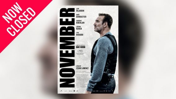 Win tickets to November, the thriller taking France by storm