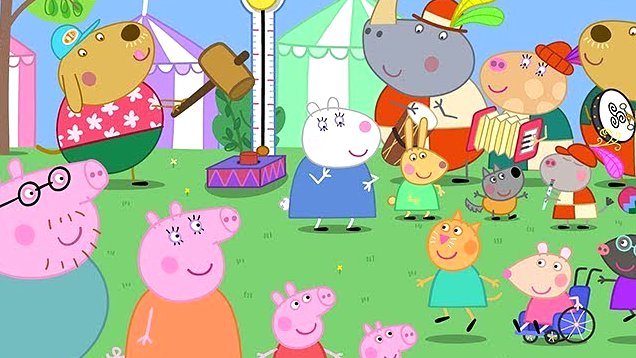 Peppa Pig's Fun Time at the Children's Fete  Peppa Pig Official Family  Kids Cartoon 