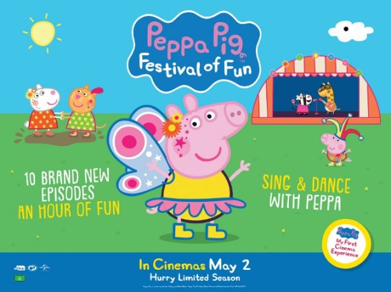 Come to a family day advance screening of Peppa Pig: Festival of Fun