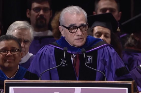 Here’s a great speech from the great Martin Scorsese