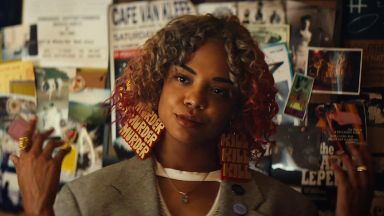 Tessa Thompson in Sorry to Bother You