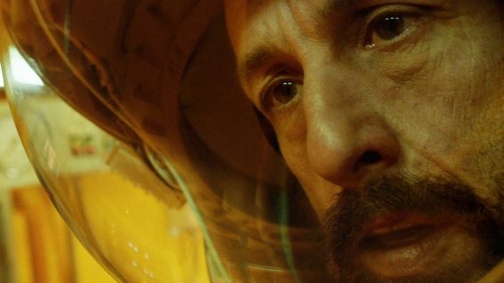 Adam Sandler hangs out with a sage spider in the charmingly odd Spaceman