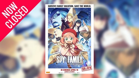 Win tickets to anime action-comedy SPY x FAMILY CODE: White