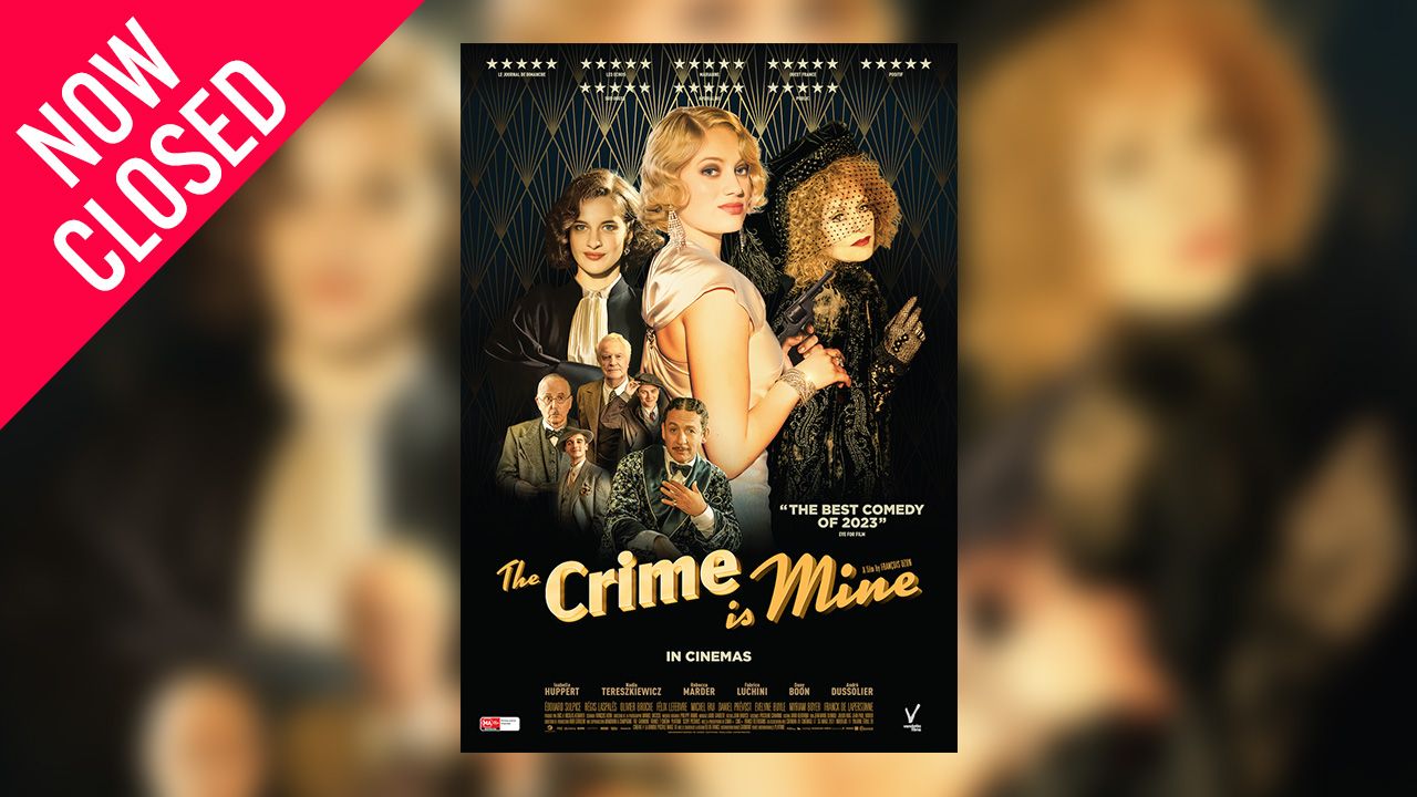 Win tickets to glamorous French crime-comedy The Crime is Mine