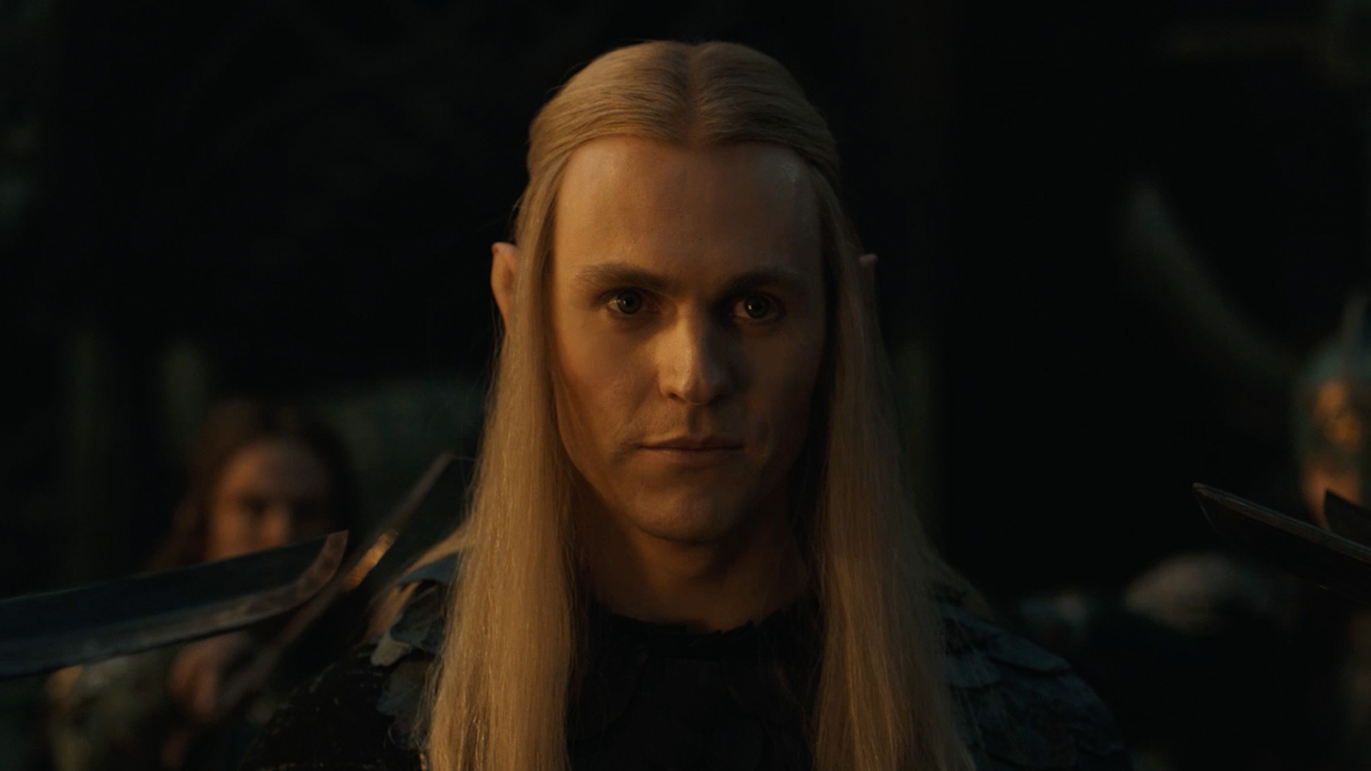 Charlie Vickers as Halbrand / Sauron in The Lord of the Rings: The Rings of Power Season 2