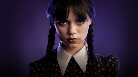 Jenna Ortega is Wednesday Addams, in Netflix’s Addams Family TV spin-off